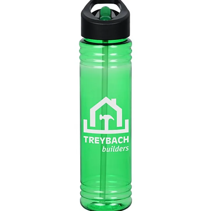 Adventure Bottle with Two-Tone Flip Straw Lid - 32 oz