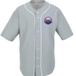 A4 Full Button Baseball Shirt