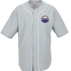 A4 Full Button Baseball Shirt