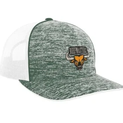 Aggressive Heather Trucker Snapback Cap