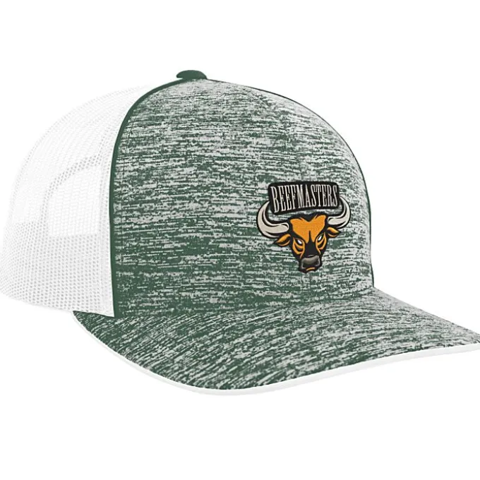 Aggressive Heather Trucker Snapback Cap