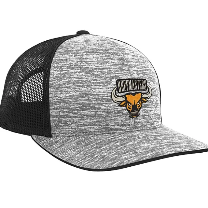 Aggressive Heather Trucker Snapback Cap