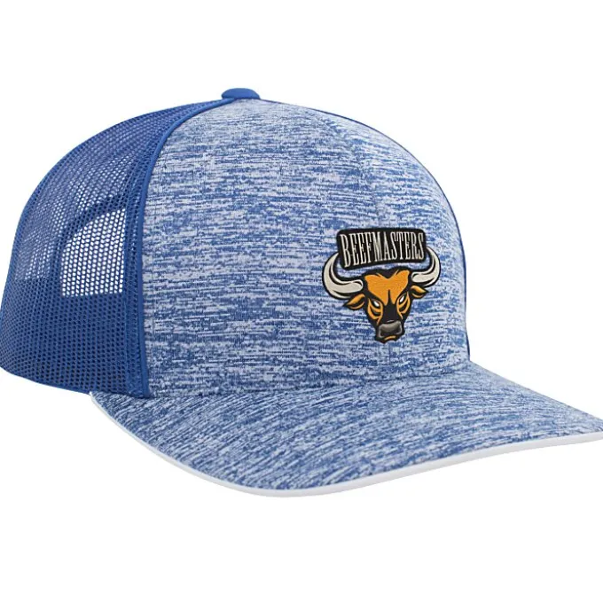 Aggressive Heather Trucker Snapback Cap