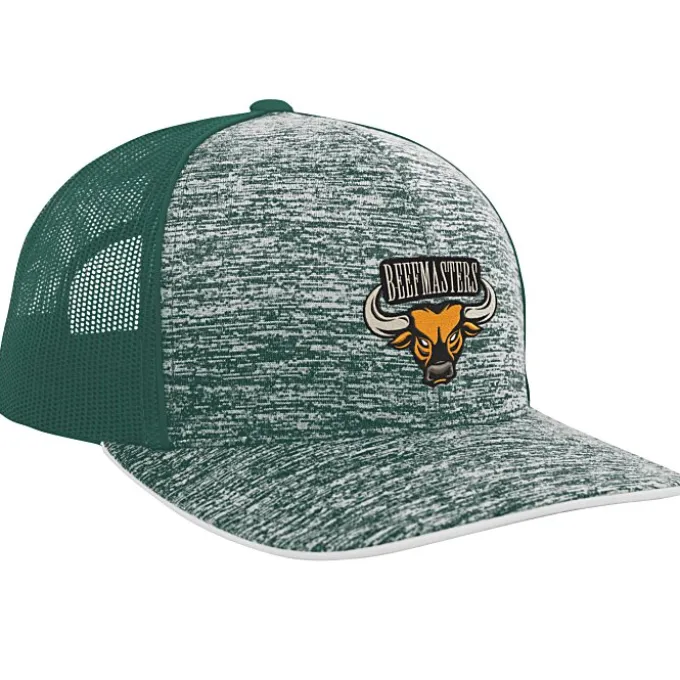Aggressive Heather Trucker Snapback Cap