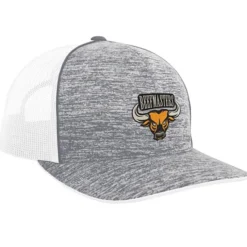 Aggressive Heather Trucker Snapback Cap