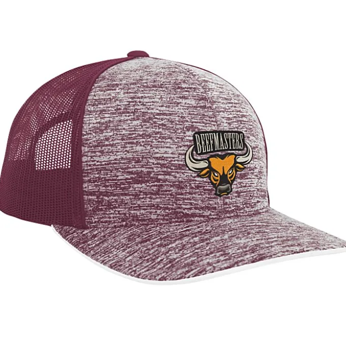 Aggressive Heather Trucker Snapback Cap