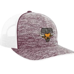 Aggressive Heather Trucker Snapback Cap