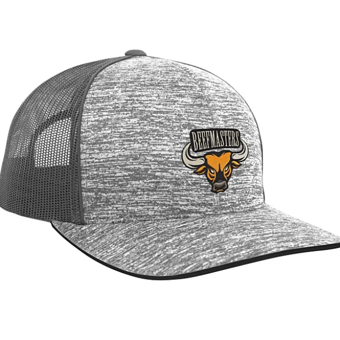 Aggressive Heather Trucker Snapback Cap