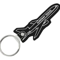 Airplane Soft Keychain - Opaque