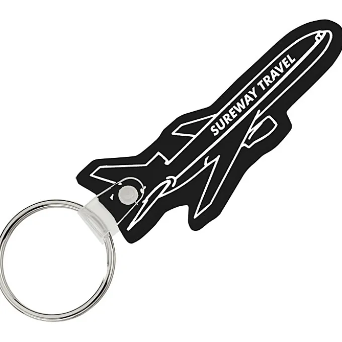 Airplane Soft Keychain - Opaque