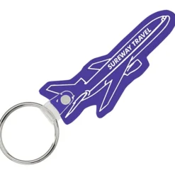 Airplane Soft Keychain - Opaque