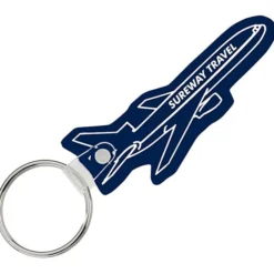 Airplane Soft Keychain - Opaque