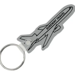 Airplane Soft Keychain - Opaque