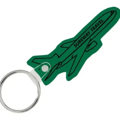 Airplane Soft Keychain - Opaque