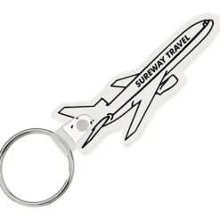 Airplane Soft Keychain - Opaque