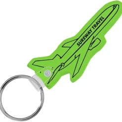 Airplane Soft Keychain - Translucent