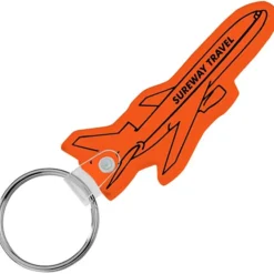 Airplane Soft Keychain - Translucent