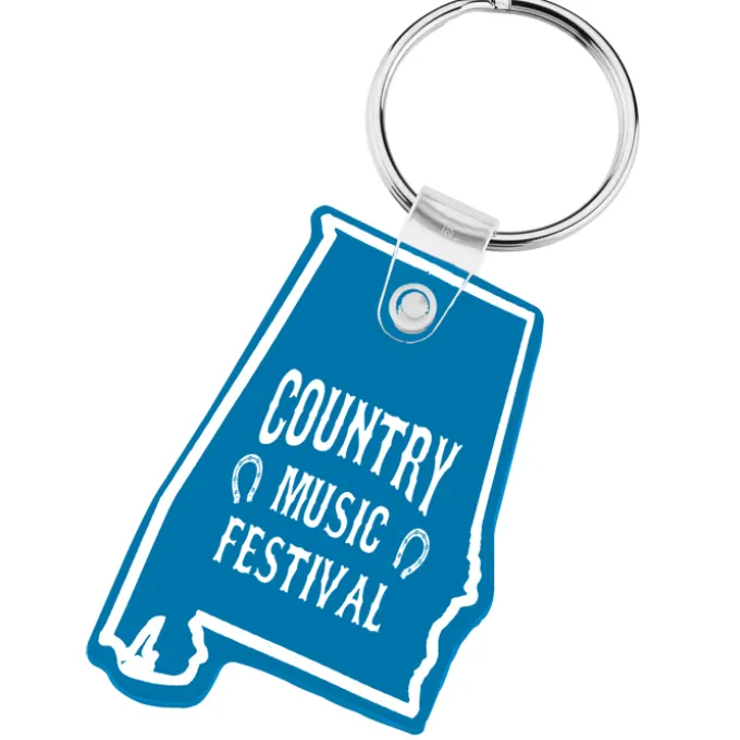 Alabama Soft Keychain - Translucent