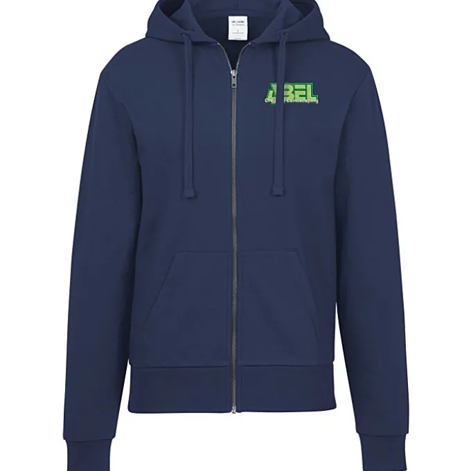 Allmade French Terry Full-Zip Hoodie - Embroidered