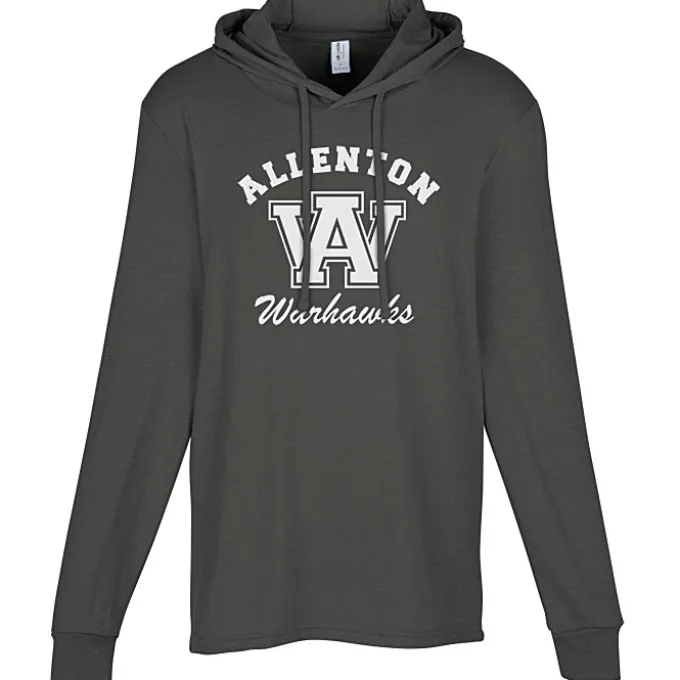 Allmade Tri-Blend Hooded Long Sleeve T-Shirt