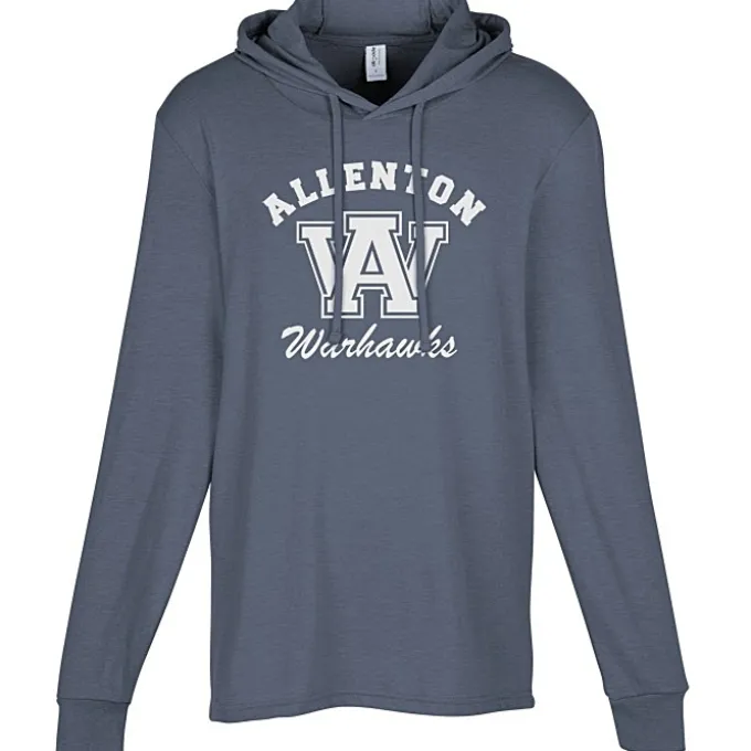 Allmade Tri-Blend Hooded Long Sleeve T-Shirt