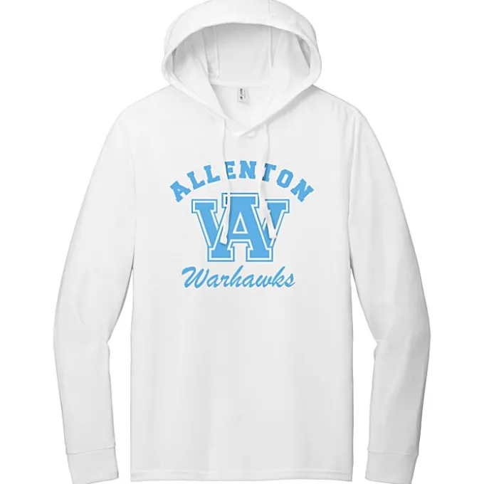 Allmade Tri-Blend Hooded Long Sleeve T-Shirt