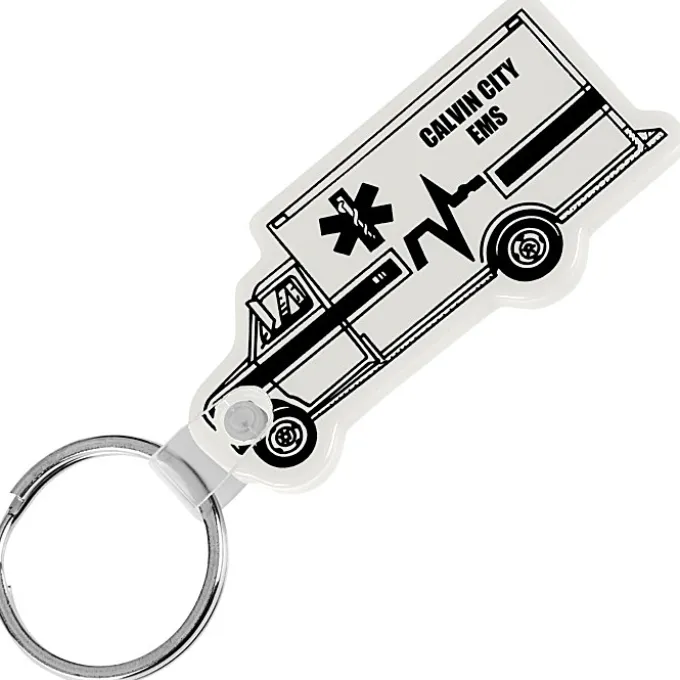Ambulance Soft Keychain - Opaque