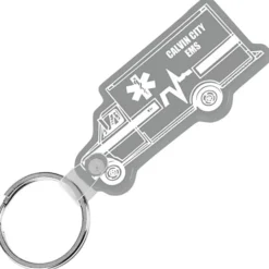 Ambulance Soft Keychain - Opaque