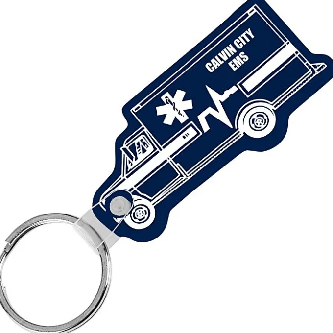 Ambulance Soft Keychain - Opaque