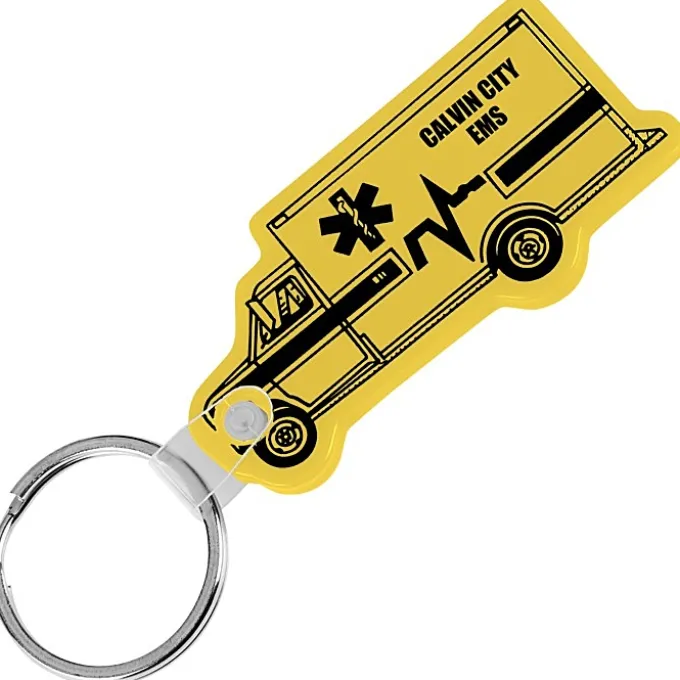 Ambulance Soft Keychain - Opaque