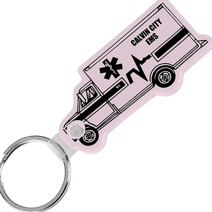 Ambulance Soft Keychain - Opaque
