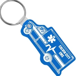 Ambulance Soft Keychain - Translucent