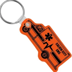 Ambulance Soft Keychain - Translucent