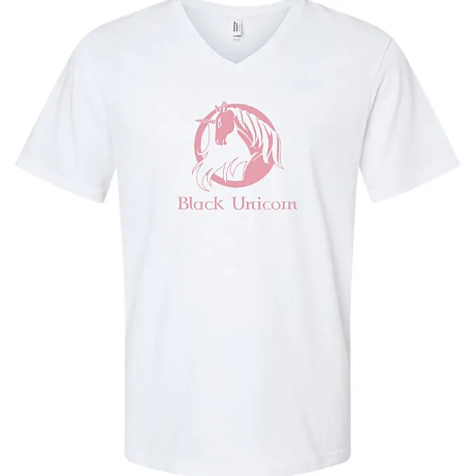 American Apparel Fine Jersey CVC V-Neck T-Shirt - Men's - Screen