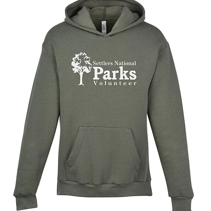 American Apparel ReFlex Fleece Pullover Hoodie
