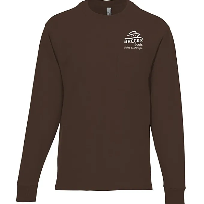 American Apparel Super Heavyweight Long Sleeve Pocket T-Shirt