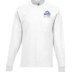 American Apparel Super Heavyweight Long Sleeve Pocket T-Shirt