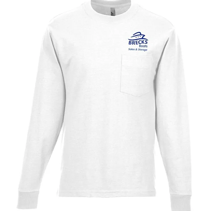 American Apparel Super Heavyweight Long Sleeve Pocket T-Shirt