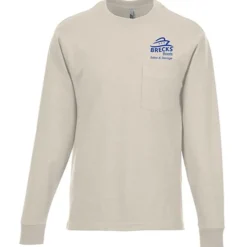 American Apparel Super Heavyweight Long Sleeve Pocket T-Shirt
