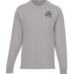 American Apparel Super Heavyweight Long Sleeve Pocket T-Shirt
