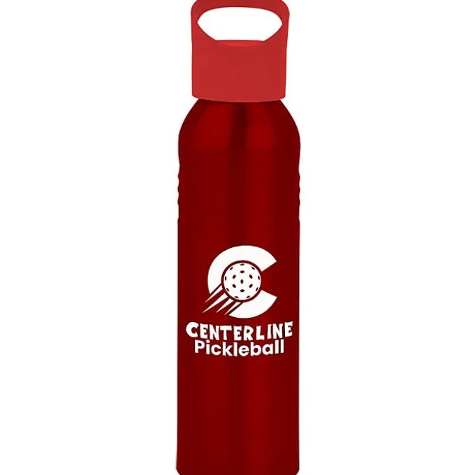 Angle Up Aluminum Sport Bottle - 22 oz