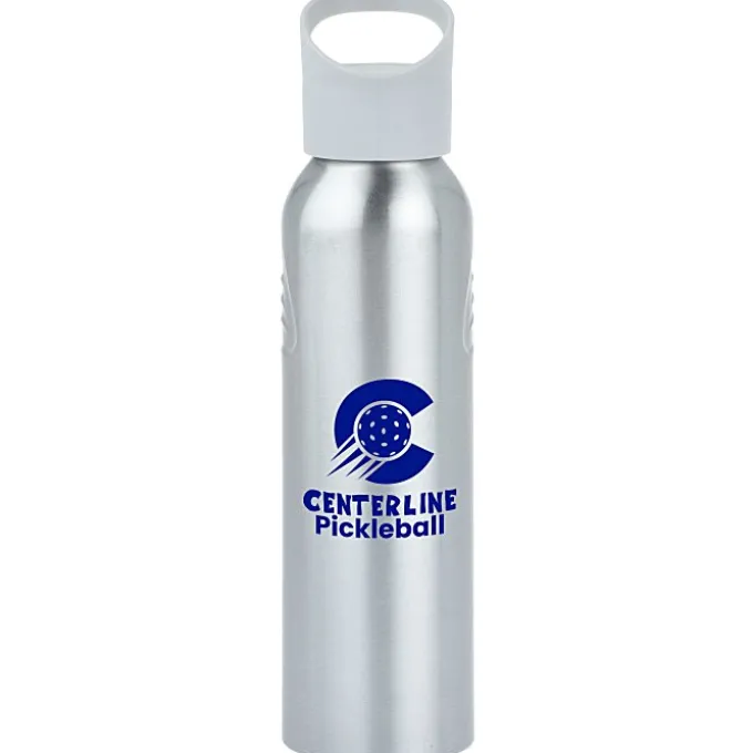 Angle Up Aluminum Sport Bottle - 22 oz