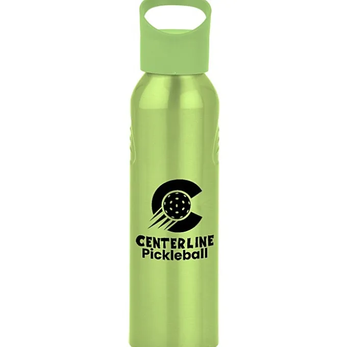 Angle Up Aluminum Sport Bottle - 22 oz