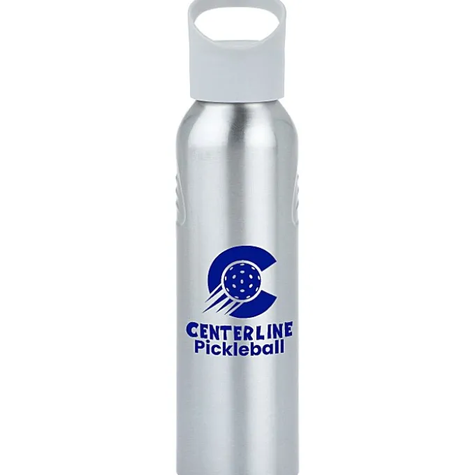 Angle Up Aluminum Sport Bottle - 22 oz - 24 hr