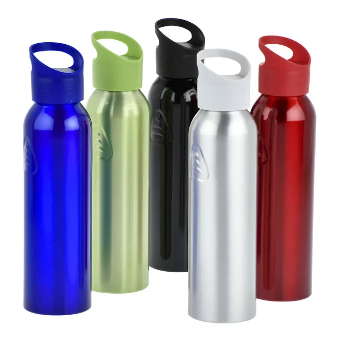 Angle Up Aluminum Sport Bottle - 22 oz - 24 hr