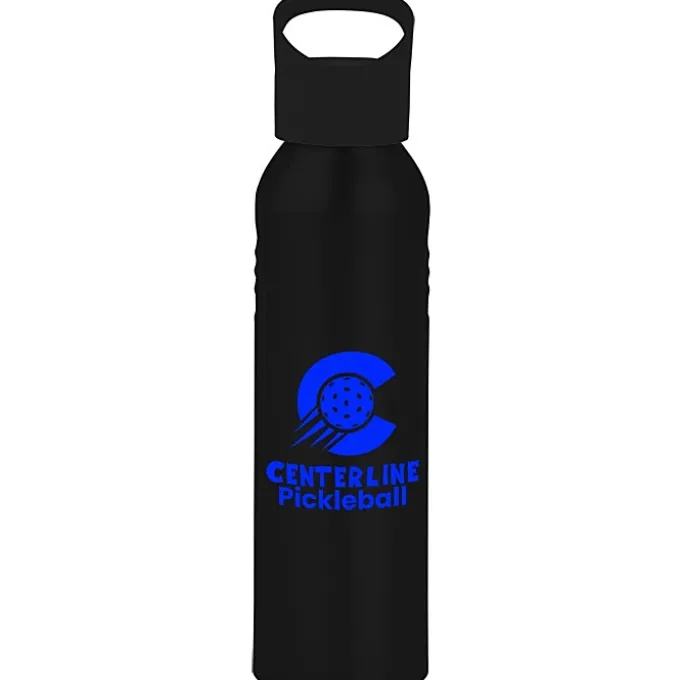 Angle Up Aluminum Sport Bottle - 22 oz - 24 hr