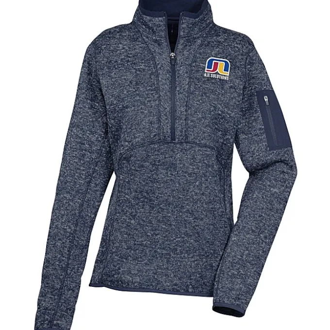 Antigua Fortune Heather Fleece Pullover - Ladies'
