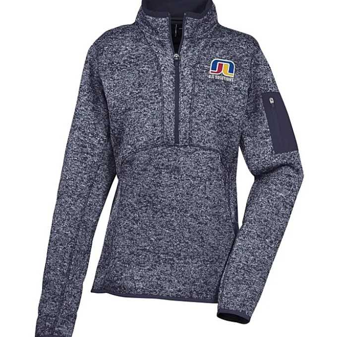 Antigua Fortune Heather Fleece Pullover - Ladies'