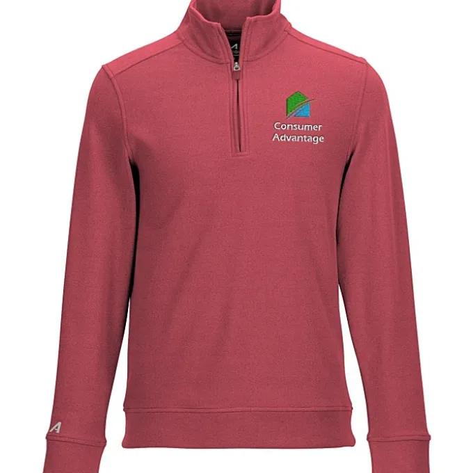 Antigua Subtle 1/4-Zip Pullover - Men's