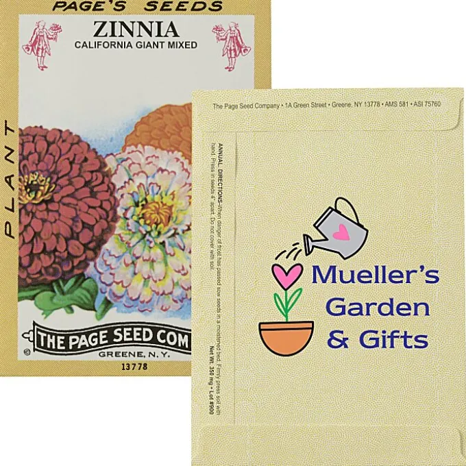 Antique Series Seed Packet - Giant Zinnia